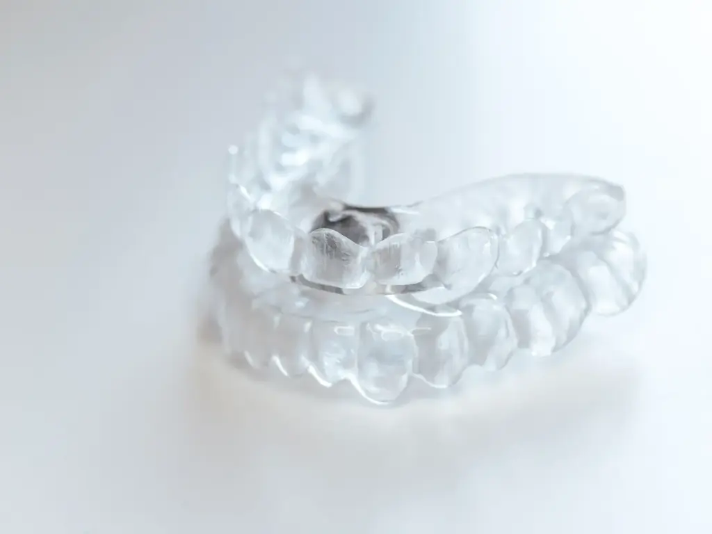 Transparente Zahnschiene für Zahnkorrektur